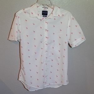 Denim & Flower Slim Fit Boy's Medium Shirt.